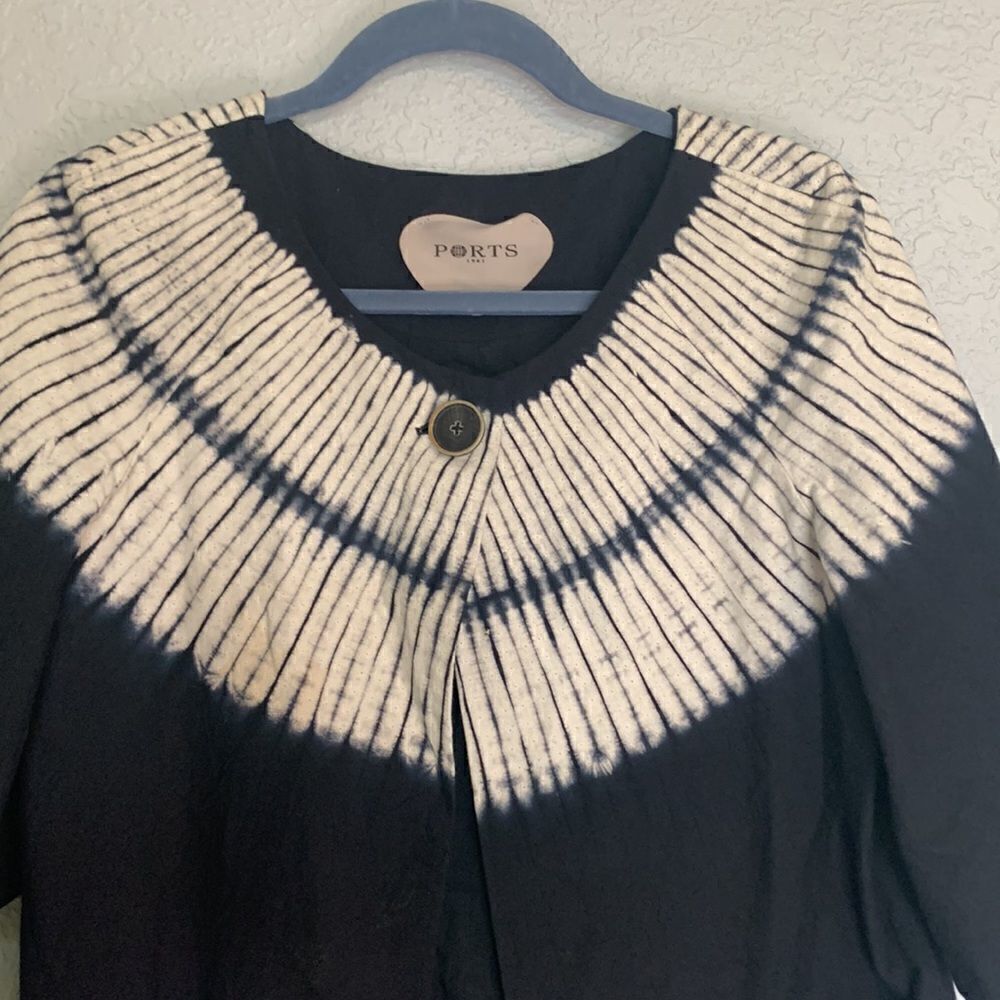 Ports 1961 black and white top size 2 - Picture 2 of 9